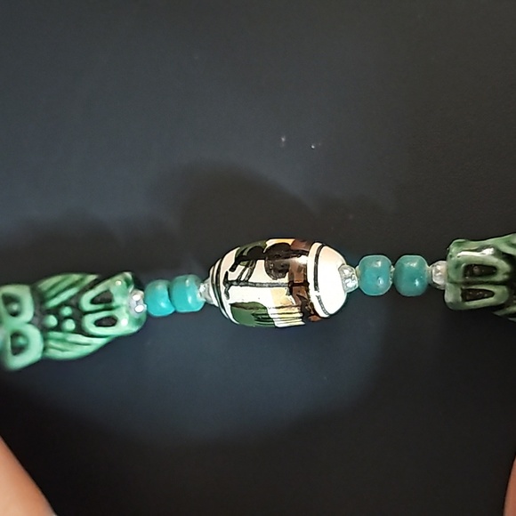 Pottery Owl southwest Necklace - Picture 4 of 6